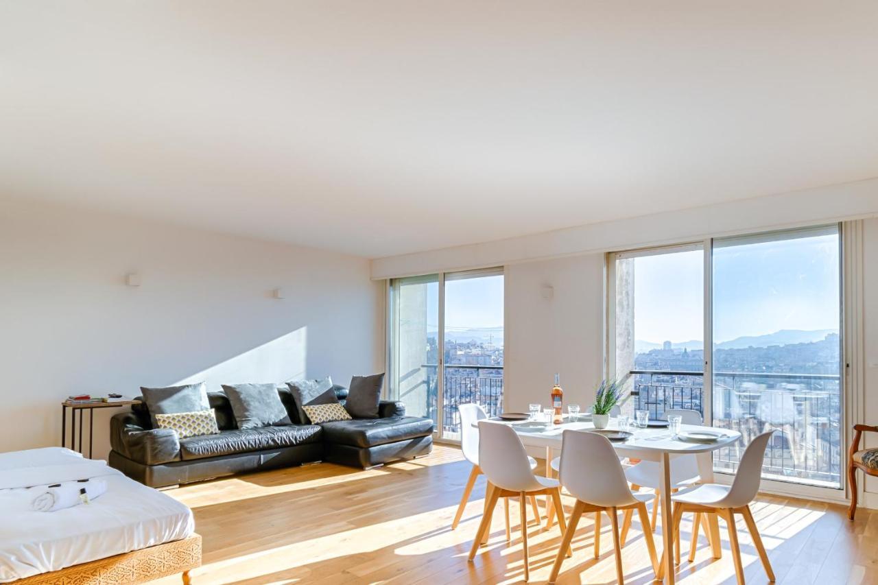Vue Panoramique 360 Sur Tout Marseille - Air Rental Extérieur photo